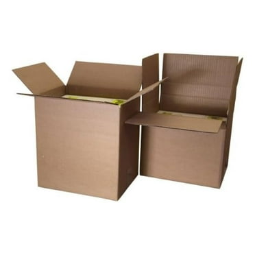 Medium/Large Moving Boxes Combo - 24x18x18 (8 Pack) 18x18x18 (10 Pack) Plus 2 Rolls of Tape