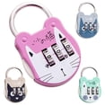 thumbnail image 1 of Candados Combinación XINYUICEAN Multicolor con Dibujos para Mochila y Equipaje, 1 of 7