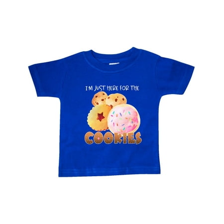 

Inktastic I m Just Here for the Cookies Gift Baby Boy or Baby Girl T-Shirt