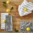 thumbnail image 2 of KitchenAid Albany Kitchen Towel 4-Pack Set, Grey/White, 16"x26", 2 of 4