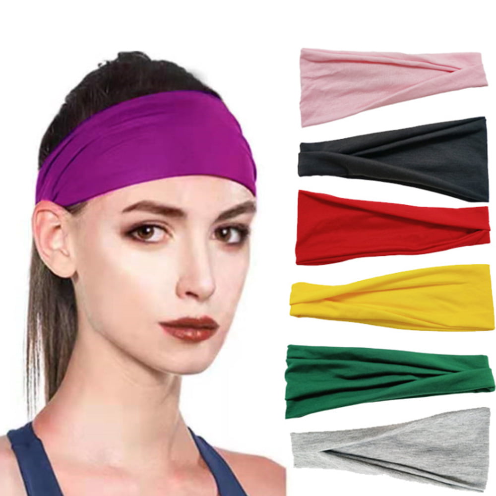 7 Pack Women'S Yoga Running Headbands Sports Workout Hair Bands, Sports  Headband Running Fitness Yoga Sweat Guide Belt Elastic Breathable Solid  Color Headband | Walmart Canada