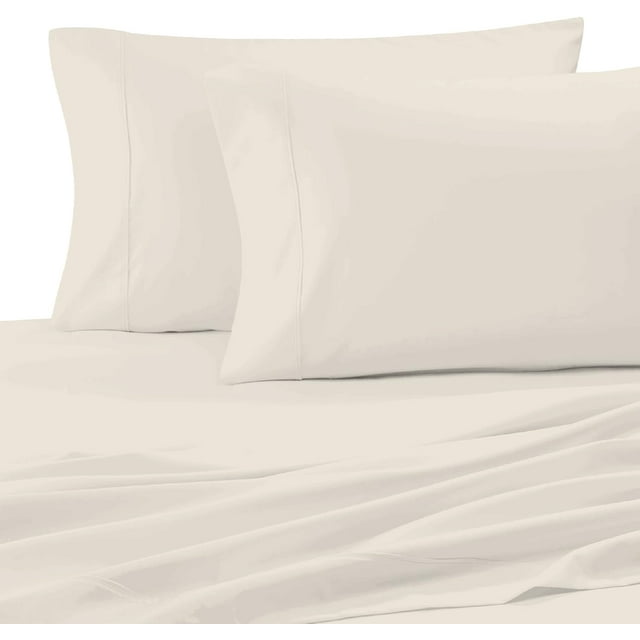 Pc Premium Queen Sheet Set ( Flat Fitted & Pillow Cases) Cotton Thread Count Cool Crisp & Breathable Queen Bed Sheet Set Deep Pocket Percale Sheets Light