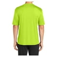 thumbnail image 2 of Yellow Rooster Men's PosiCharge Competitor Polyester Tee Shirt Neon Yellow 4XL, 2 of 8
