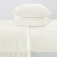 thumbnail image 2 of Great Bay Home Solid Velvet Plush Warm and Cozy Fleece Sheet Set (California King, Off White), 2 of 6