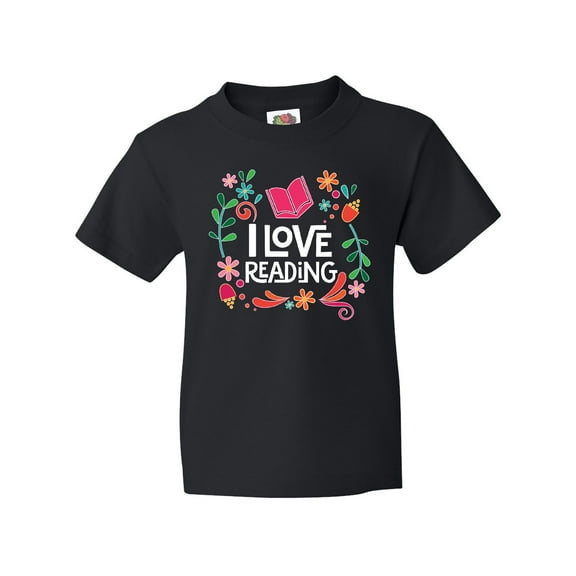 Inktastic Book Club I Love Reading Youth T-Shirt