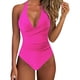 thumbnail image 4 of Bikini De Una Pieza Body de una pieza para mujer, traje de baño elástico de verano, ropa de playa (Rose Red S) Sywqhk Para Estrenar, 4 of 5
