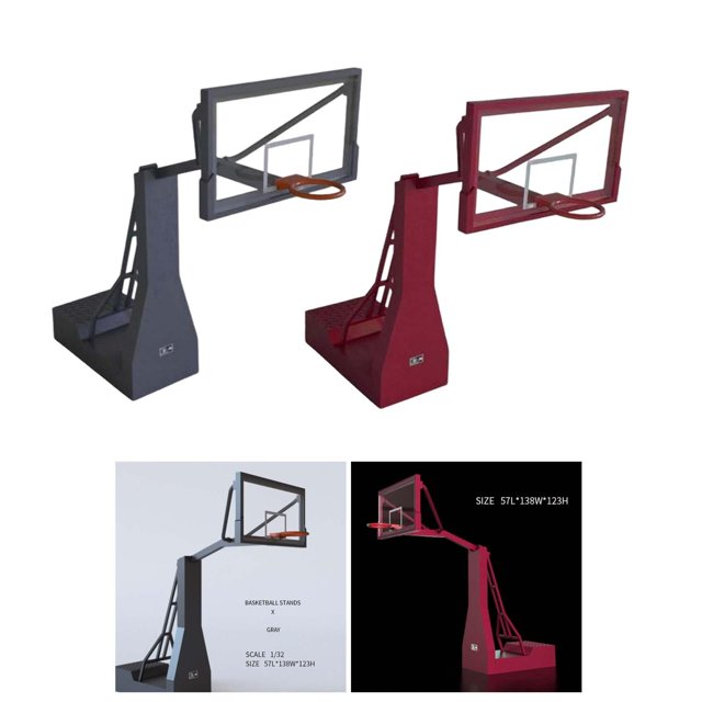 Modelo De Baloncesto De Plástico Para Figuras De Acción Accesorios De Escena Rojo/32 Modelo De Baloncesto De Plástico Para Figuras De Acción Accesorios De Escena Gris Hugo none