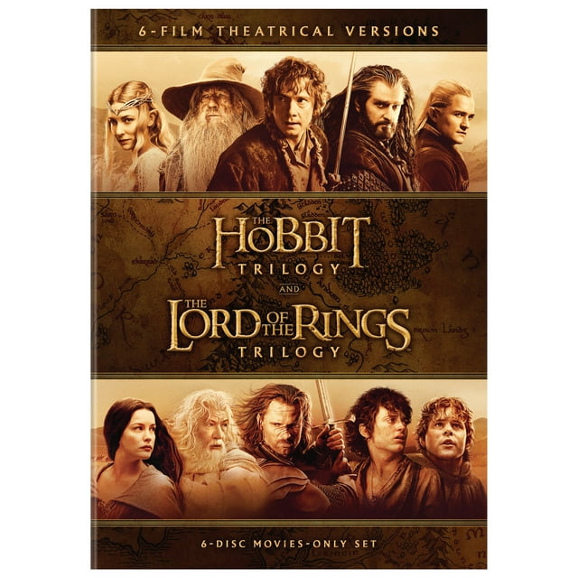 Middle Earth 6-Film Collection, Theatrical Edition (2015) (DVD), Action & Adventure, Fantasy, Warner Bros.