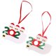 thumbnail image 1 of 2Pcs PVC Blessing Decorative Pendants Christmas Theme Hanging Ornaments For Friends Home Decorations And Parties, 1 of 3