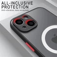 thumbnail image 5 of Funda magnética mate Magsafe para iPhone 15, 14, 11, 13, 12 Pro Max Plus, accesorios de protección para teléfono con carga inalámbrica de lujo, 5 of 5