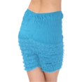thumbnail image 1 of Malco Modes Jaime Pettipants Estilo N21 Shorts de disfraz de mujer Bragas con volantes sexy Shorts de baile con encaje XXL Azul pavo real, 1 of 1