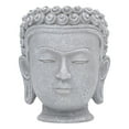 thumbnail image 3 of Maceta decorativa con forma de cabeza de Buda, organizador de regalos budista, figura para maceta de exterior Altura 106 cm, 3 of 8