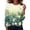 01-Multicolor, variant on Noric Women Long Sleeve T-Shirt Loose Fit Casual Crew Neck Floral Print Fashion All Season Pullover Tops S-5XL
