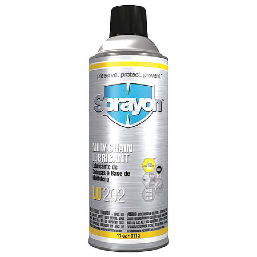 SPRAYON SC0202000 Moly Chain and Pin Lubricant, Aerosol, 11 Oz
