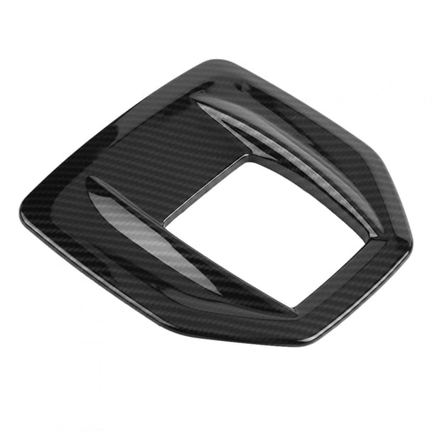 Cubierta del panel de la caja de cambios del automóvil, cubierta del marco del panel de la palanca de cambios ABS de fibra de carbono Reemplazo de los accesorios interiores para Romeo Giulia 2017-2018