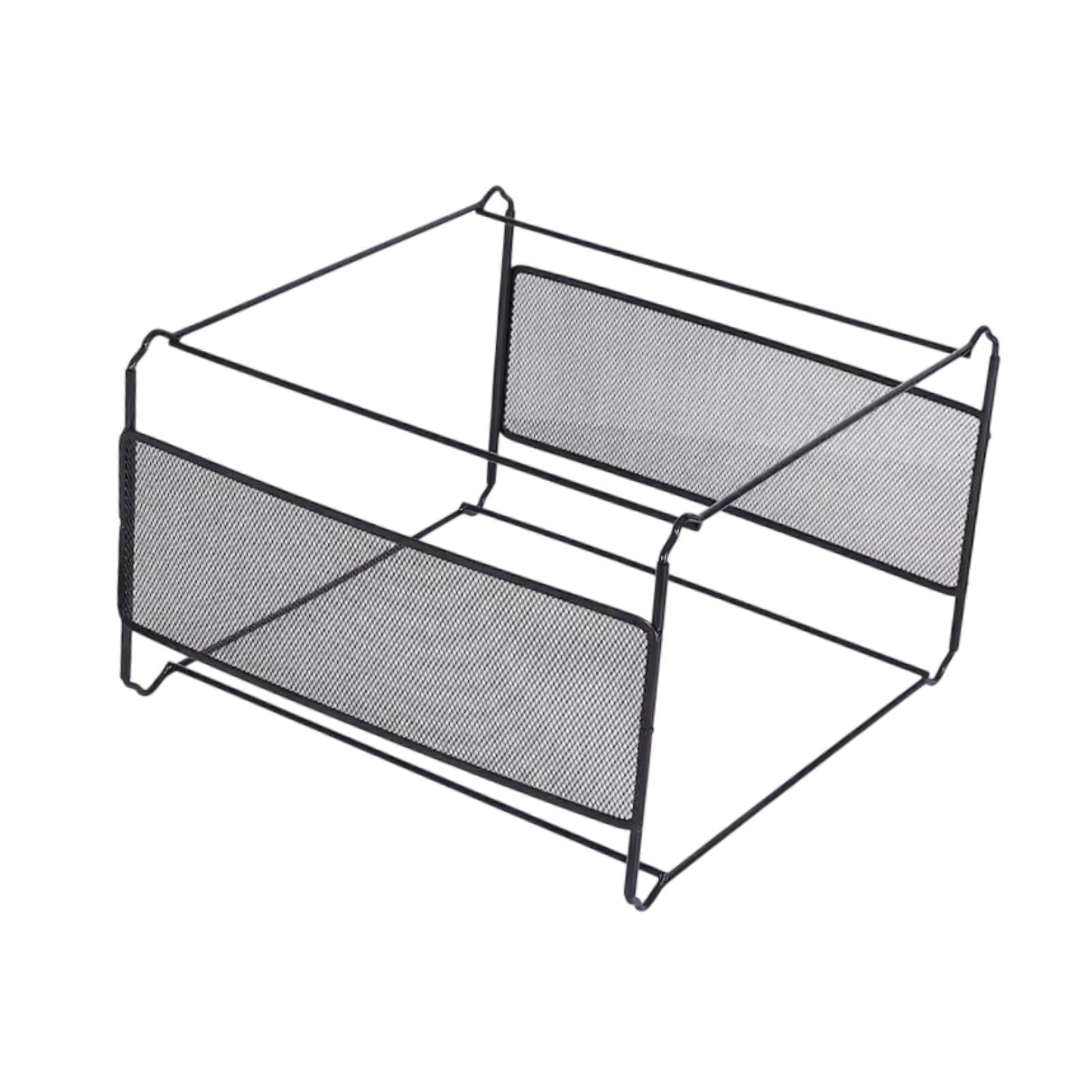 Zxpjkyu Hanging files Rack Document Rack Easy Assembly File Organizer for School Cabinet L