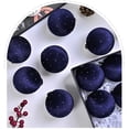 thumbnail image 4 of Billuyoard Terciopelo de plástico para una decoración exquisita, flocado, irrompible, decorativo, para bolas de adornos navideños. Kits de decoración para fiestas vino tinto, 4 of 5