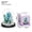 P1287 Enchanting Blue Rose, variant on HZLKADAQ Eternal Flower Building Blocks with Display Dome - DIY Artificial Flower Bouquet Set, Forever Blooming Floral Model, Ideal Gift for Valentine's Day,Mother's Day,Birthday