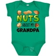 thumbnail image 3 of Inktastic Nuts About My Grandpa Peanut, Almond, Pistachio Boys or Girls Baby Bodysuit, 3 of 5