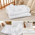 thumbnail image 4 of Dvumao Muslin Blanket With Ruffle Soft Breathable Cotton, 4 of 7