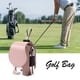 thumbnail image 5 of Bolsa Porta Pelotas De Golf Contenedor de pelotas de golf de cuero PU Mini cintura colgante Accesorios deportivos universales Sywqhk Para Estrenar, 5 of 6