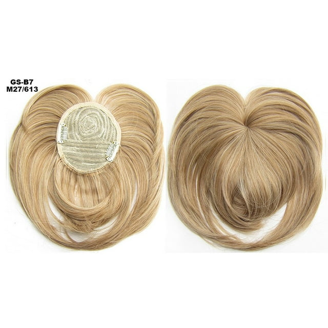EGNMCR Perruques Cheveux Humains Femmes Perruque Soyeuse à Clip Topper Perruque Fibre Thermique Perruque Cheveux Mode Topper Fiber