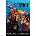 thumbnail image 3 of Patterson 11x14 Black Modern Framed Museum Art Print Titled - National League for Womans Service, 3 of 5