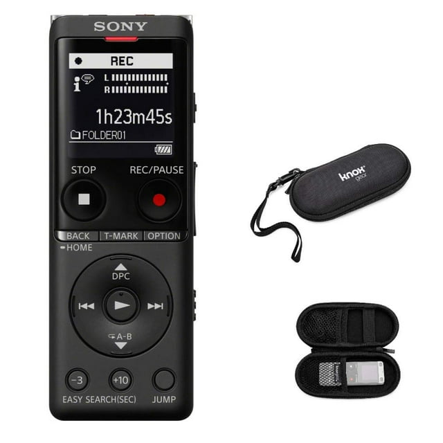 Grabadora de voz digital Sony ICD-UX570 Slim Design Black