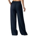 thumbnail image 4 of frariair ​2025 Women's Relaxed Fit Distressed Jeans High Rise Wide Leg Stretchy Denim Trousers​ Dark Blue, 4 of 8