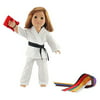 "Fits 18"" American Girl Doll Karate Outfit - 18 Inch Doll Clothes/clothing Includes 18"" Accessories. All Color Belts Included."