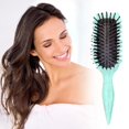 LOYALSE Bounce Curl Brush, Curly Hair Brush, Curl Brush,Boar Bristle Hair Brush Styling Brush