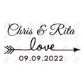thumbnail image 1 of Pegatinas de boda personalizadas transparentes, etiquetas de burbujas, varita de burbujas, oro/blanco, no botellas, 100 unidades, 1 of 4