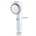 thumbnail image 3 of Bearachild Cabezal de ducha ABS de alta presión, rociador de parada de una tecla, boquilla de pulverización para el hogar, accesorios de baño para Juegos de accesorios de baño Gris Bearachild HA009437-03, 3 of 6