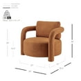 thumbnail image 2 of New Pacific Direct Maisie Faux Shearling Accent Arm Chair, 2 of 12