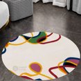 thumbnail image 7 of Teppich Homes Handmade 6x6 Wool Carpet - Soft White Tufted Area Rug for Living Room and Hallway, 7 of 7