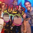 thumbnail image 6 of 2023 Funny Glasses New Year Photo Glasses for Celebrations Adults Children's Night Out Party Supplies Decorations Colorful, 6 of 8