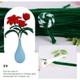 thumbnail image 5 of Topboutique 200 Pcs Green Pipe Cleaners Plush Pipe Cleaner Chenille Craft Stems Art Pipe Cleaners for Creative Decoration Christmas DIY Project，12 inch, 5 of 7