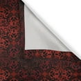 thumbnail image 5 of Ambesonne Abstract Grommet Curtain, Orient Flowers Leaves Art, 50" x 120", Vermilion and Black, 5 of 6