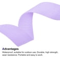 thumbnail image 3 of Unique Bargains Heavyweight Polypropylene Webbing Strap 1' 10 Yards Light Purple Strapping Band for Outdoor, 3 of 5