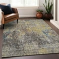thumbnail image 6 of Addison Rugs Mayfield Washable Transitional Abstract Mocha Rectangle Rug, 9' x 12', 6 of 6