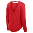 thumbnail image 3 of Women's Fanatics Red Philadelphia Phillies Core Boat Neck Long Sleeve T-Shirt, 3 of 3