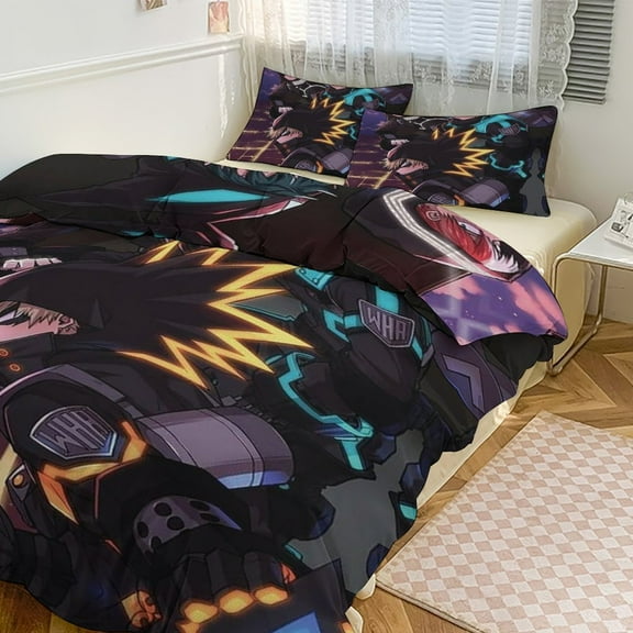 My Hero Academia 1 Luxury Dual-Sided Bedding Set | Heavyweight, Ultra Soft & Vibrantly Printed