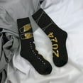 thumbnail image 5 of Logiee Happy New Year 2024 (2) Print Adult Socks for Men & Women,Calf Socks, Ankle Socks,Boots Socks,Breathable Casual Sock,Unisex Crew Socks, 5 of 6