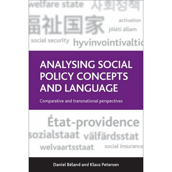 Analysing Social Policy Concepts and Language: Comparative and Transnational Perspectives, (Paperback)