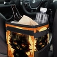 thumbnail image 6 of Cat Retro Mini Trash Can for Car: Foldable, with Lid, Leak-proof, Hanging Storage Bag, 6 of 6