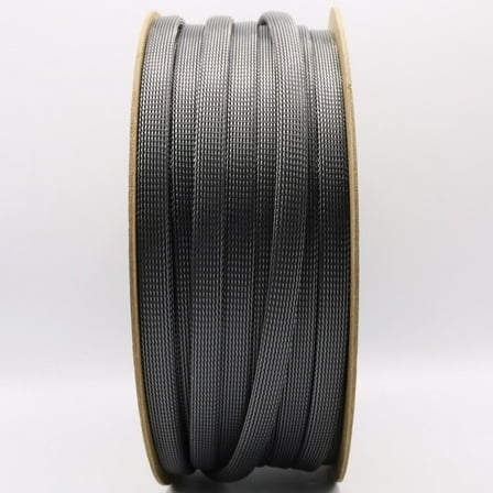 3/8" Expando braided sleeving (100 ft/spool) - Graphite