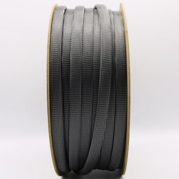 1/8" Expando braided sleeving (100 ft/spool) - Graphite