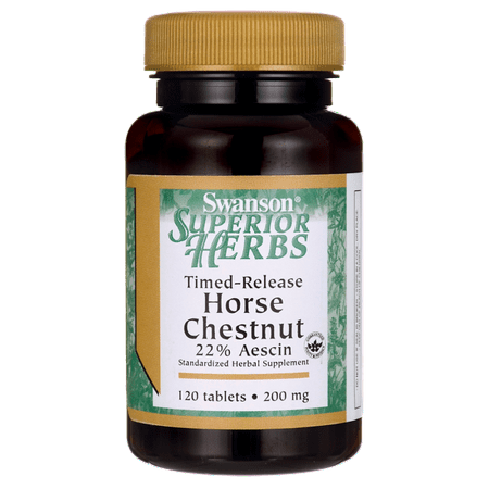 Swanson Timed-Release Horse Chestnut 22% Aescin 200 mg 120