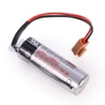thumbnail image 4 of 4Pc Toshiba ER17500V 3.6V PLC Battery, Digital Control  Battery+ Brown Plug, 4 of 6