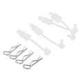 thumbnail image 3 of RC Car Body Clip Retainers, 4 Set Easy To Install Rubber And Steel RC Car Body Shell Clips  For Tenacity DB For Car Enthusiasts White, 3 of 8